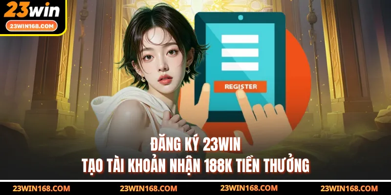 Đăng Ký 23WIN - Tạo Tài Khoản Nhận 188k Tiền Thưởng